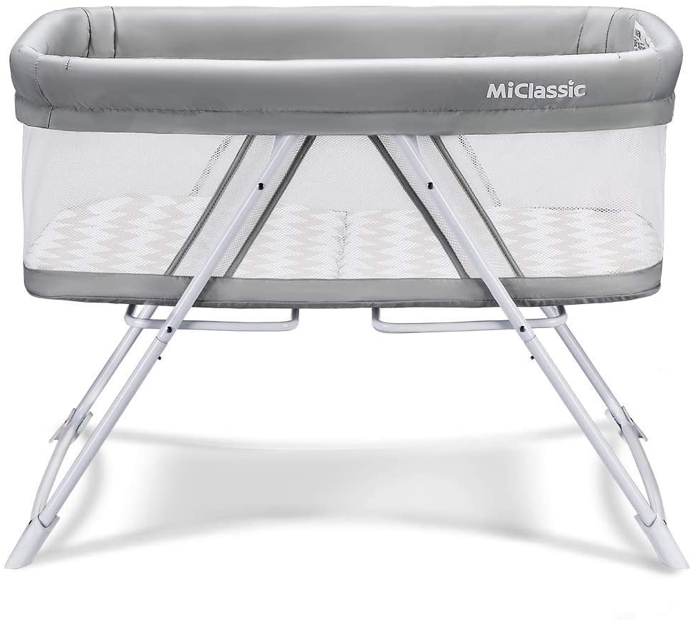 MiClassic All Mesh 2-in-1 Stationary & Rock Bassinet